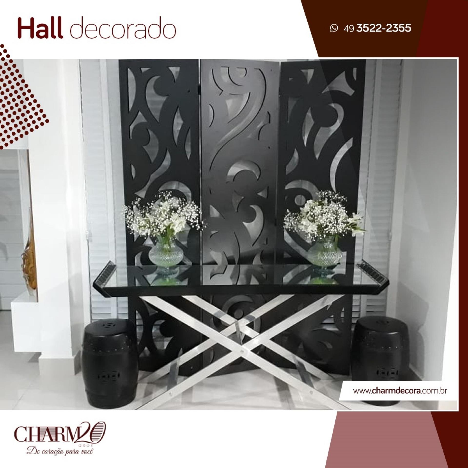 Hall decorado